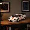 LEAN TOYS Ehitusklotsid Sportauto Kaugjuhtimisega RC Valge 1384 tk