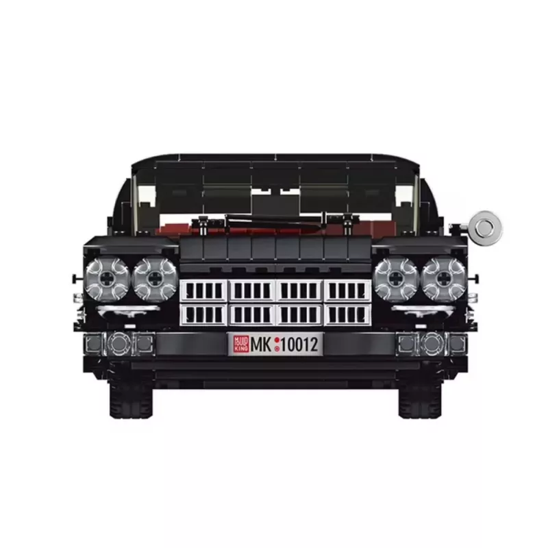 LEAN TOYS Ehitusklotsid Klassikaline Auto Cabrio Cadi-Elrado Must 1324 tk