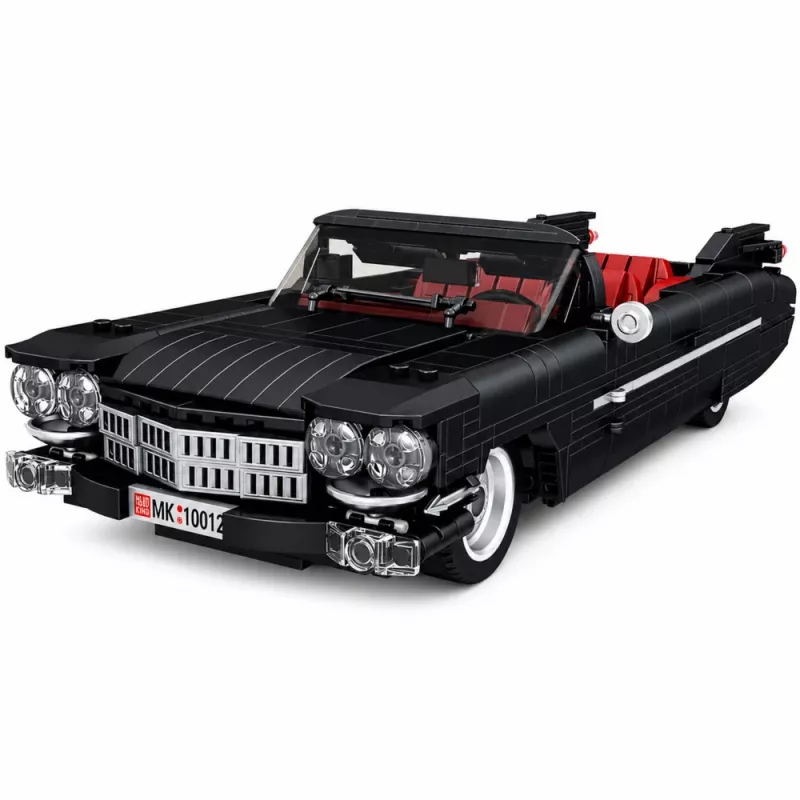 LEAN TOYS Ehitusklotsid Klassikaline Auto Cabrio Cadi-Elrado Must 1324 tk