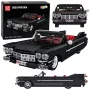 LEAN TOYS Ehitusklotsid Klassikaline Auto Cabrio Cadi-Elrado Must 1324 tk