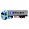 LEAN TOYS Konteinerveok avatavate uste, tulede ja helidega – Sinine, 54 cm