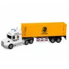 LEAN TOYS konteineriveok avanevate uste, tulede ja helidega, kollane, 54 cm