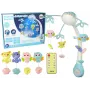 LEAN TOYS Voodikarussell Projektor Piloot Meloodiad Loomahääled Sinine