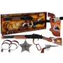 LEAN TOYS Cowboy komplekt: kangpüss, Colt-revolver, šerifi märk