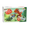 LEAN TOYS loominguline kunstikomplekt dinosaurused 3D kipsvärvid - vala ja värvi 6 dinosauruse figuuri, 6 vormi, 6 värvi, tööriistad, vanus 5+