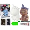 LEAN TOYS Creative Unicorn Kit DIY Diamonds Crystals Brown
