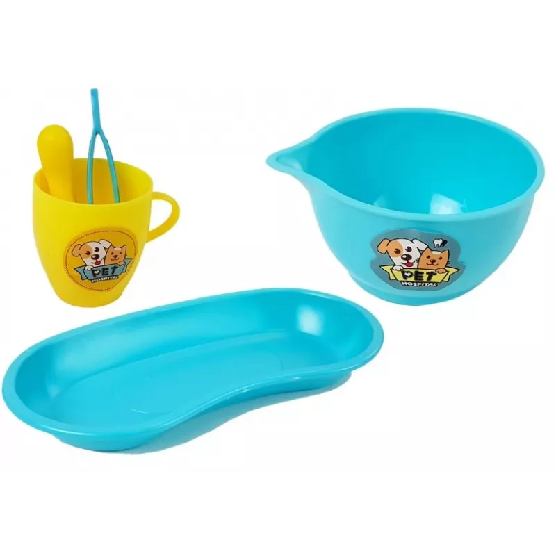 LEAN TOYS Koera väike hambaarsti komplekt. Mänguhari. Pigistatav hambapasta.