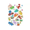 LEAN TOYS Diamond Embroidery Sticker Set Dinosaurs Mosaic