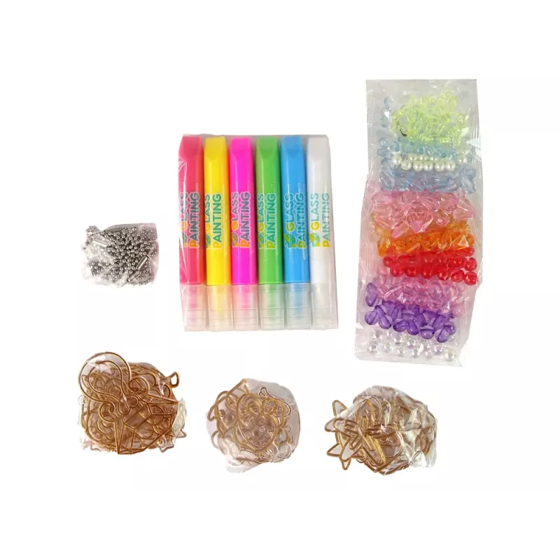 LEAN TOYS DIY ehete valmistamise komplekt helmeste ja pastakatega