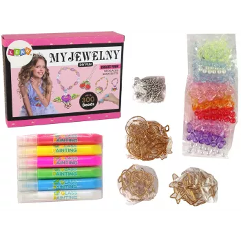 LEAN TOYS DIY ehete valmistamise komplekt helmeste ja pastakatega