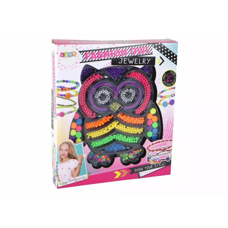 LEAN TOYS DIY ehete valmistamise komplekt helmed 3000 tk öökull