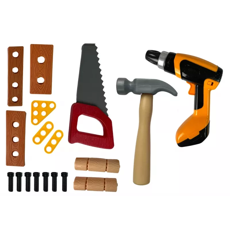 LEAN TOYS DIY töökoja komplekt Tööriistad Puur