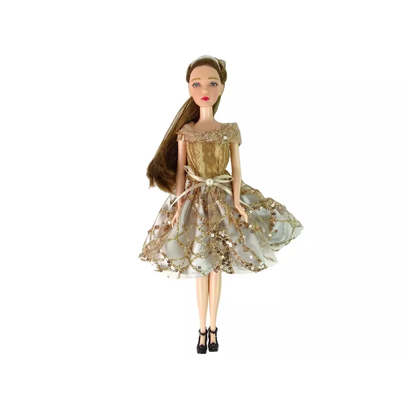 LEAN TOYS Nukk Lastele Emily Koeraga Pikkade Juustega