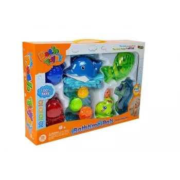 LEAN TOYS Delfiini vannikomplekt Mereelukad Plastikust juga