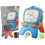 LEAN TOYS Kahepoolne Magnetiline Tahvel Siniste ja Punaste Mallidega