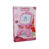 LEAN TOYS Kahepoolne Magnetiline Tahvel Roosa Mallidega