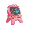 LEAN TOYS Kahepoolne Magnetiline Tahvel Roosa Mallidega