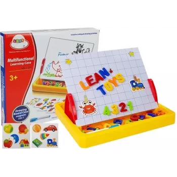 LEAN TOYS Magnetiline joonistustahvel