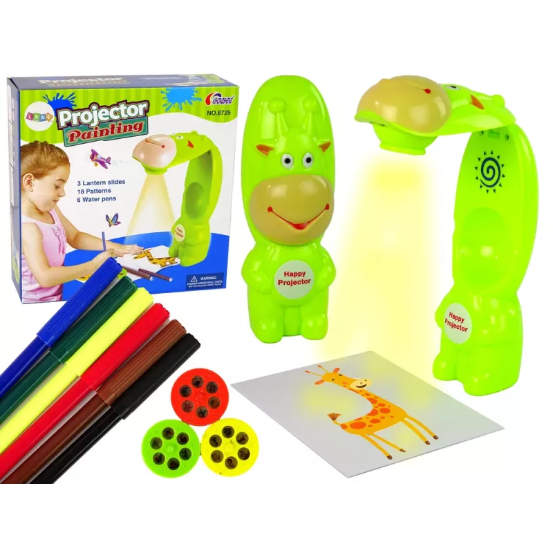 LEAN TOYS Drawing Projector Fudge Pens Green