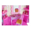 LEAN TOYS Riietusruum valguse ja peegliga 26 cm nukkudele - Riietuskomplekt ja aksessuaarid
