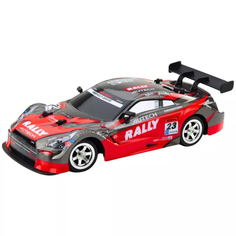 LEAN TOYS driftiauto RC punane must 30km/h 1:16