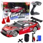LEAN TOYS driftiauto RC punane must 30km/h 1:16