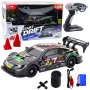LEAN TOYS Driftiauto RC Must süsinik 30km/h 1:16