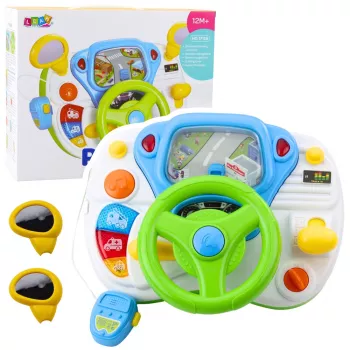 LEAN TOYS Juhtimissimulaator Hariv rool Interaktiivsete helide ja tuledega