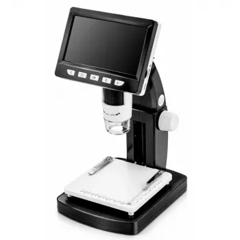 LEAN TOYS Hariduslik digitaalmikroskoop 4.3-tollise LCD-ekraaniga USB LED 1000x suurendus