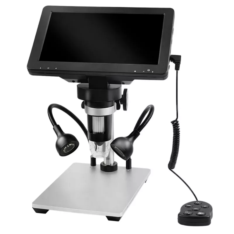 LEAN TOYS Hariduslik digitaalmikroskoop kaugjuhtimisega juhtmega 1200X LCD 7 TOLMI HD kaamera