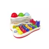LEAN TOYS Hariduslik Dulcimer Lapsele Haamri ja Värviliste Pallidega
