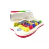 LEAN TOYS Hariduslik Dulcimer Lapsele Haamri ja Värviliste Pallidega