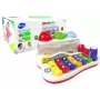 LEAN TOYS Hariduslik Dulcimer Lapsele Haamri ja Värviliste Pallidega