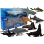 LEAN TOYS Hariduslikud Figuurid Mereelukad 8 Tükki Haid Hüljes Delfiin Morsk Kilpkonn
