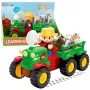 LEAN TOYS Hariv interaktiivne traktor väikelastele loomade, tulede ja helidega
