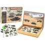 LEAN TOYS Hariv Magnetpuzzle Komplekt - Maasõja Teema