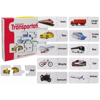 LEAN TOYS Hariv pusle transporditeemaline 10 ühendust