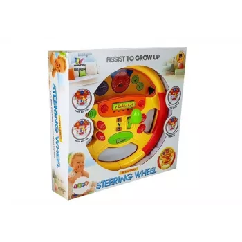LEAN TOYS Hariduslik rool beebile heli- ja valgusefektidega