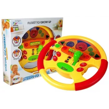 LEAN TOYS Hariduslik rool beebile heli- ja valgusefektidega