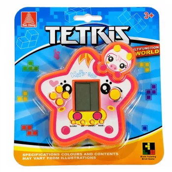 LEAN TOYS Elektrooniline mäng Tetris Star Punane