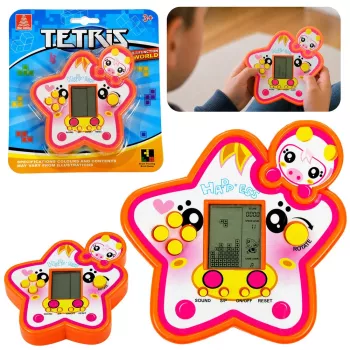 LEAN TOYS Elektrooniline mäng Tetris Star Punane