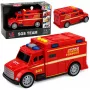 LEAN TOYS Hädaabisõiduk kiirabi tuled helid punane 1:32