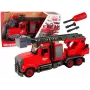 LEAN TOYS Fire Truck Fire Brigade for Unscrewing Accessories Red