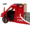 LEAN TOYS Tuletõrjeauto Punane Veehelid Tuled
