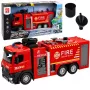 LEAN TOYS Tuletõrjeauto veefunktsiooniga, metallkabiin, tuled, helid 1:12