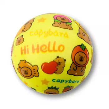 LEAN TOYS Vahvistuspall Capybara 6,5 cm