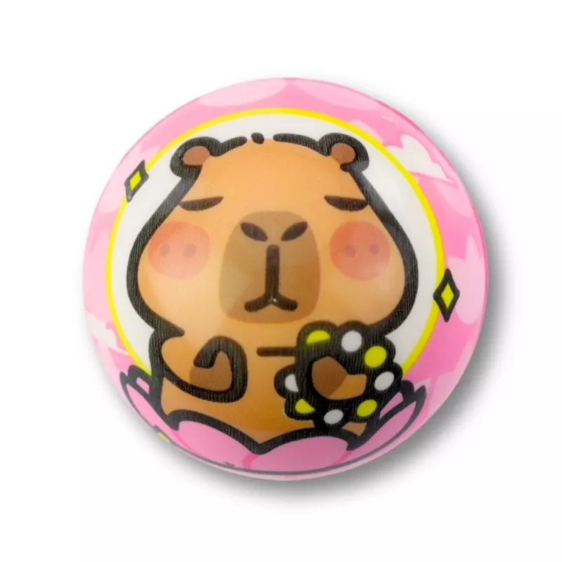 LEAN TOYS Vahvistuspall Capybara 6,5 cm