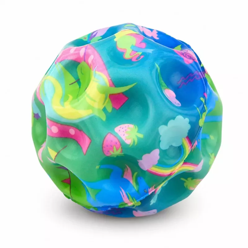 LEAN TOYS Vahupall lohkudega põrkamiseks, anti-stress, ükssarvik, 7 cm