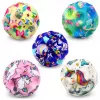 LEAN TOYS Vahupall lohkudega põrkamiseks, anti-stress, ükssarvik, 7 cm