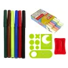 LEAN TOYS Kokkupandav 2in1 Tahvelkohver - Kriit ja Marker
